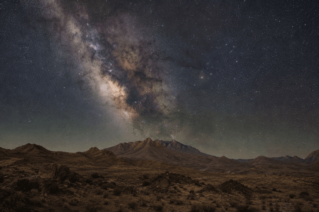 Big Bend National Park beneath the Milky Way galaxy