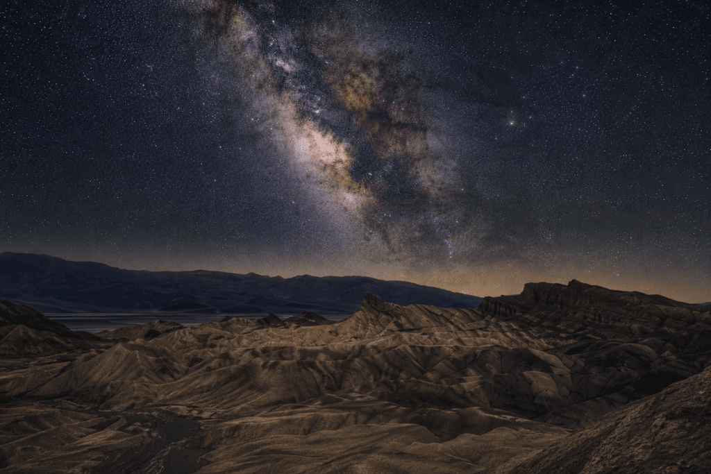 Death Valley National Park beneath the Milky Way galaxy