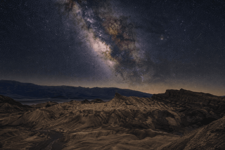 Death Valley National Park beneath the Milky Way galaxy